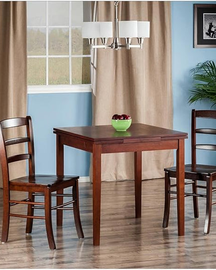 Winsome Pulman Dining, 48.03" W x 29.92" D x 29.29" H, Walnut - LeafyLoom