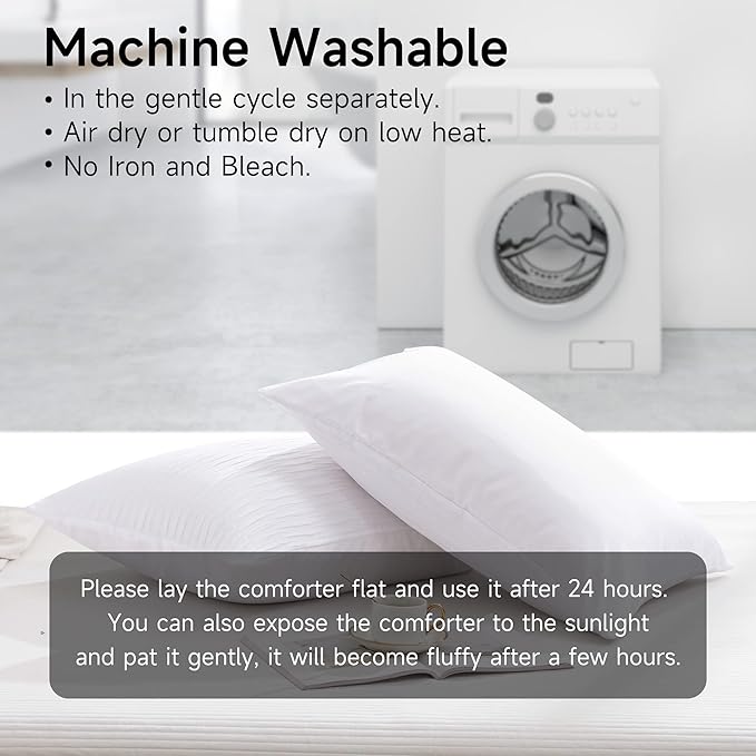 White Seersucker Comforter Set Full Size (79x90 in), 3 Pieces Soft Crinkled Textured Comforter with 2 Pillowcases, Lightweight Microfiber Down Alternative Bedding Set for All Season - LeafyLoom