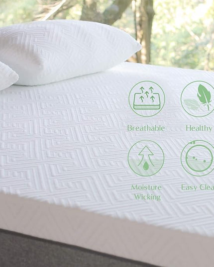 Novilla Queen Mattress, 10 Inch Gel Memory Foam Queen Size Mattress for Cool Night & Pressure Relief, Medium Plush Bed Mattresses, Bliss - LeafyLoom