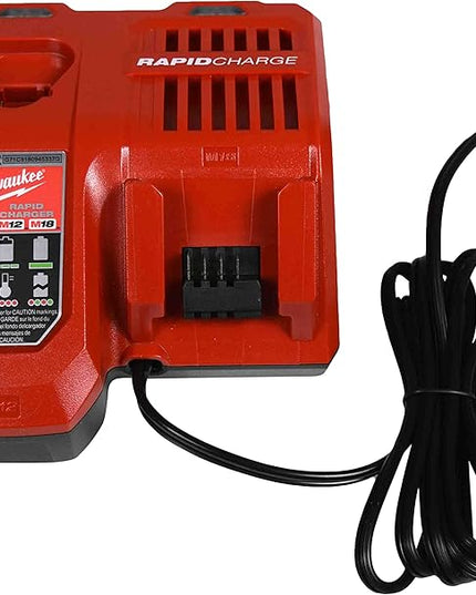 Milwaukee 2724-21HD M18 120 MPH 450 CFM 18V Brushless Cordless Handheld Blower Kit with 8.0 Ah Battery, Rapid Charger - LeafyLoom