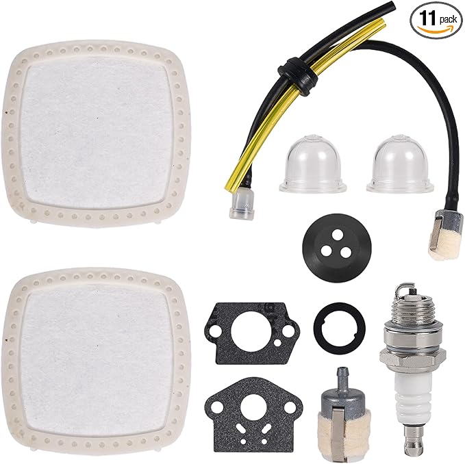 2Pcs PB-2520 Air Filter Spark Plug Fuel Filter Kits Fits for Echo PB-2520 PB2520 PB 2520 Leaf Blower Replaces Part A226002160 - LeafyLoom