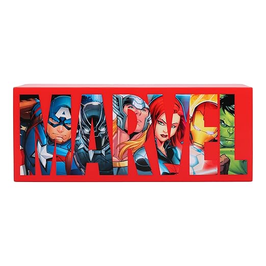 AVENGERS - Logo - Lampe V2 - LeafyLoom