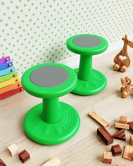 Studico Active Chair 14" High Wobble Kids Chair for Toddlers, Pre-Schoolers, Age 3-7y, K and Grades 1-2, Flexible Classroom Seating, ADD/ADHD, Posture - LeafyLoom