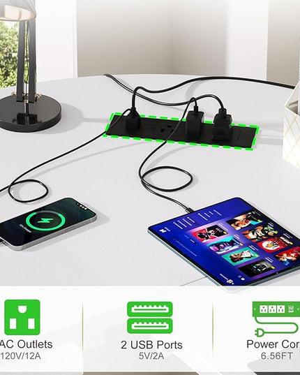 Small L Shaped Gaming Desk with Power Outlets, Corner Gaming Desk with LED Light, Reversible L-Shaped Desk with Monitor Stand & Hutch, L Shaped Desk Home Office Desk with Storage Bag, White - LeafyLoom