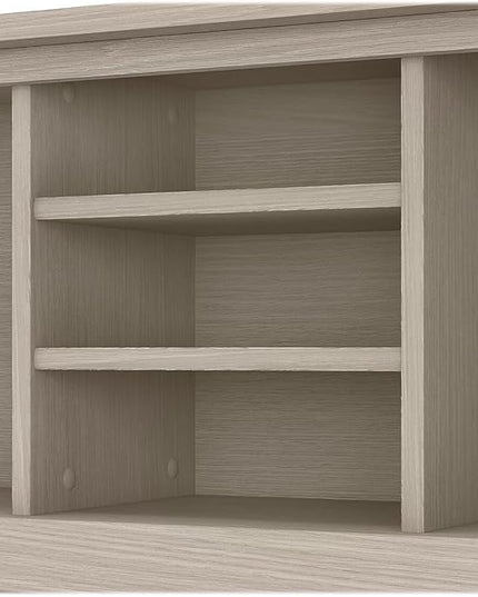 Bush Furniture Somerset 72W Desk Hutch in Sand Oak - LeafyLoom