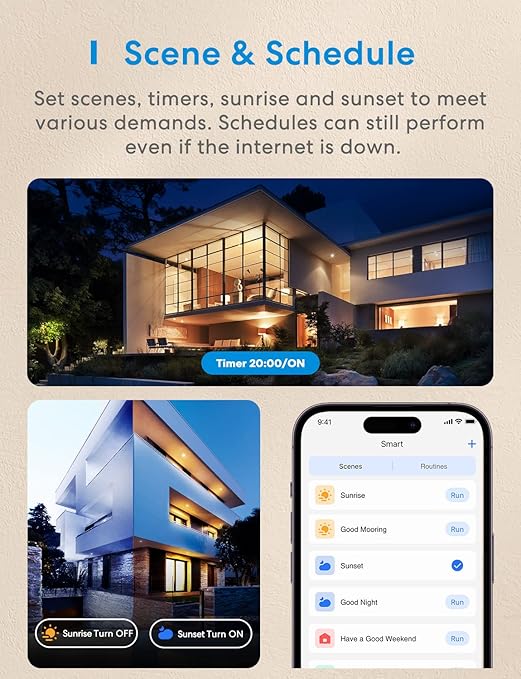 meross Smart Dimmer Switch Single Pole Supports Apple HomeKit, Alexa Google Assistant & SmartThings, 2.4GHz WiFi Light Switch for Dimmable LED, Neutral Wire Required, Remote Control Schedule, 1 Pack meross