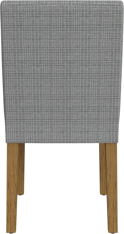 HomePop Classic Upholstered Parsons Dining Chairs, Single Pack, Gray - LeafyLoom