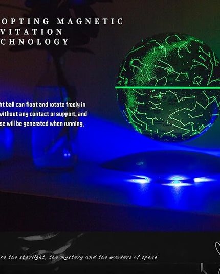 Levitating Constellation Ball, Levitating Star Night Light Globe, Creative LED Starlight Ball Gifts for Birthday Kids Women Girls Boy Best Friend - LeafyLoom