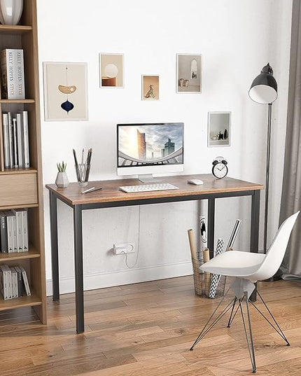 SogesGame Computer Desk,63 inch Desk& Workstations for Home Office, Writing Study Corner Desk,Modern Simple Style Laptop Table,Easy to Assemble - LeafyLoom
