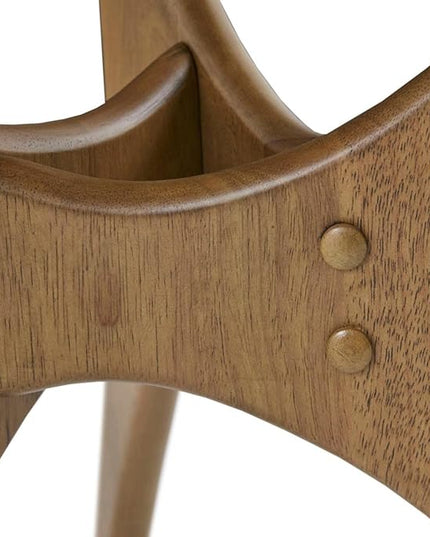 INK+IVY Blaze Triangle Wood Triangle Sofa Table Plywood with Wood Veneer Legs, Mid-Century Modern, Easy Assembly, Accent Furniture For Living Room, Minimalist Décor, Light Brown - LeafyLoom