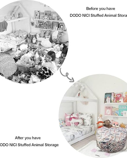 Bean Bag Chair COVER -(NO BEANS) for kids Teens, zipper opening, soft velvet, X-Large (34" leaves) - LeafyLoom