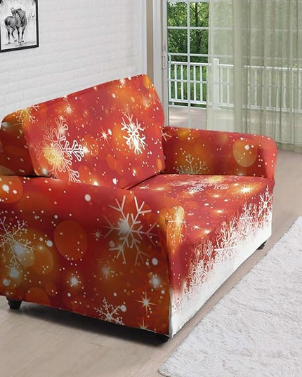 FKELYI Christmas Decor Sofa Couch Cover for Indoor Non-Slip Furniture Protector Easy Going Stretch Sofa Slipcover Washable Sofa Slipcovers M FKELYI