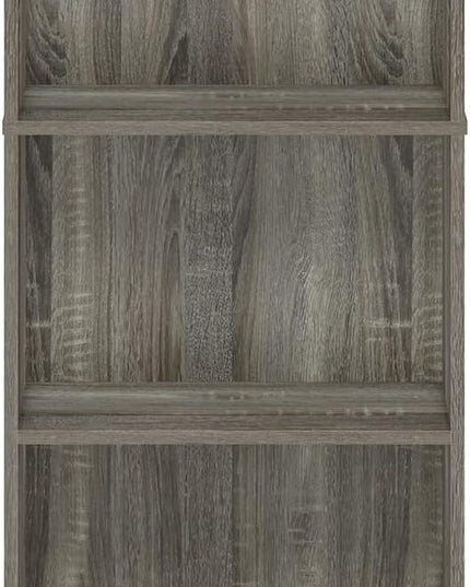 Furinno Luder Bookcase / Bookshelf / Storage Shelves, 5-Tier, French Oak - LeafyLoom