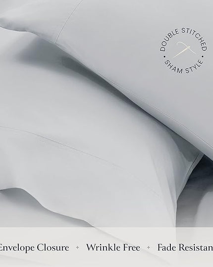 BELADOR Silky Soft Twin XL Sheet Set - Luxury Bed Sheets for Twin XL Size Bed, Secure-Fit Deep Pocket Sheets with Elastic, Breathable Hotel Sheets and Pillowcase Set, Wrinkle Free Oeko-Tex Sheets - LeafyLoom