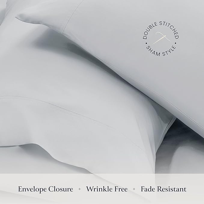 BELADOR Silky Soft Full Sheet Set - Luxury 6 Piece Bed Sheets for Full Size Bed, Secure-Fit Deep Pocket Sheets with Elastic, Breathable Hotel Sheets and Pillowcase Set, Wrinkle Free Oeko-TEX Sheets - LeafyLoom