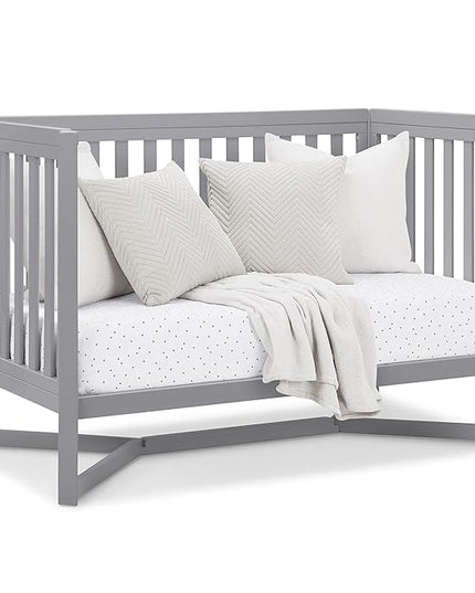 Delta Children Tribeca 4-in-1 Baby Convertible Crib, Grey - LeafyLoom