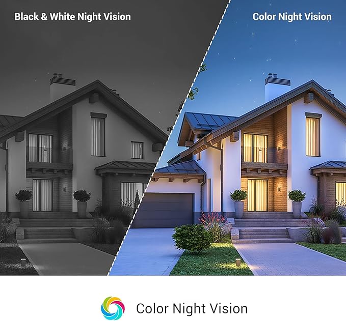 EZVIZ Outdoor Camera Dual Lens, Surveillance Camera with Color Night Vision & Human/Vehicle Detection, Active Defense with Light & Siren, Two-Way Talk, IP67, No Subscription Fee Cloud(C3X-Cloud) EZVIZ