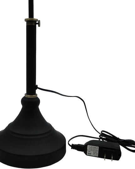 LED Piano Desk Lamp with Touch Dimmer,Piano Lamp,Desk Lamp,Reading Lamp for Home Office,Adjustable Height,Multi-functional,LED 5W,3000K,Metal,Black+Bronze, - LeafyLoom