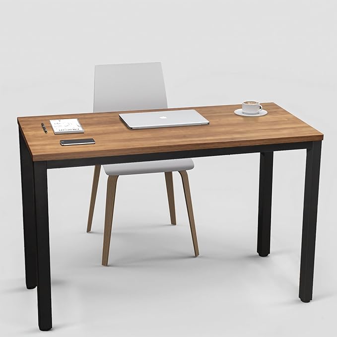 Computer Desk 24x55 Inch for Home Office - Simple and Sturdy, Perfect Notebook Writing Desk, Study Table, Dining Table Workstation - Ideal for Office and Home Office Use - LeafyLoom