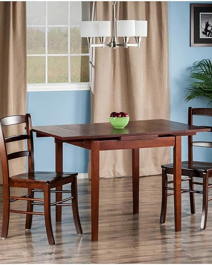 Winsome Pulman Dining, 48.03" W x 29.92" D x 29.29" H, Walnut - LeafyLoom