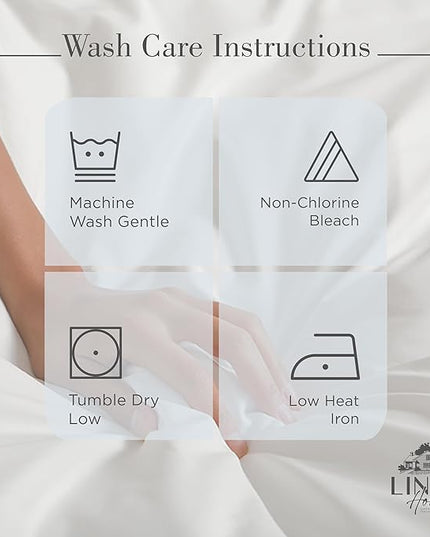 100% Cotton Percale Sheets California King Size, Blue Duck Egg, Deep Pocket, 4 Pieces Sheet Set - 1 Flat, 1 Deep Pocket Fitted Sheet and 2 Pillowcases, Crisp Cool and Strong Bed Linen - LeafyLoom