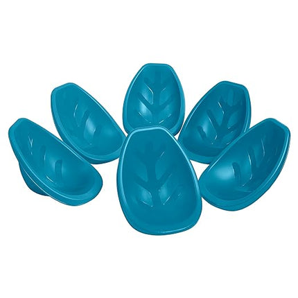 ECR4Kids Leaf Floor Seat, Rocker Chair, Turquoise, 6-Piece - LeafyLoom