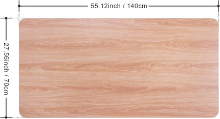 Fromann 55 x 27 inch Table Top for Adjustable Home Office Standing Desk Frames (Light Wood) - LeafyLoom