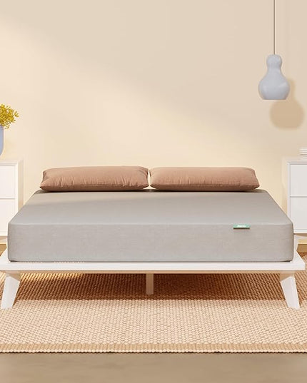 Siena 8” Full Gel Memory Foam Mattress - Medium Firm - 180 Night Trial - Premium Pressure-Relieving Layers - 10 Year Manufacturer Warranty - CertiPUR-US® Certified - LeafyLoom