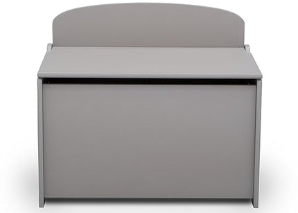Delta Children MySize Deluxe Toy Box, Grey - LeafyLoom