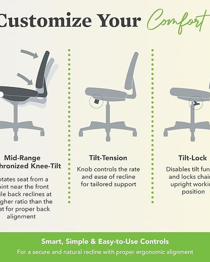 HON Wave Executive Leather Chair - Mesh High-Back Task Chair with Arms, Black (HVL701) - LeafyLoom