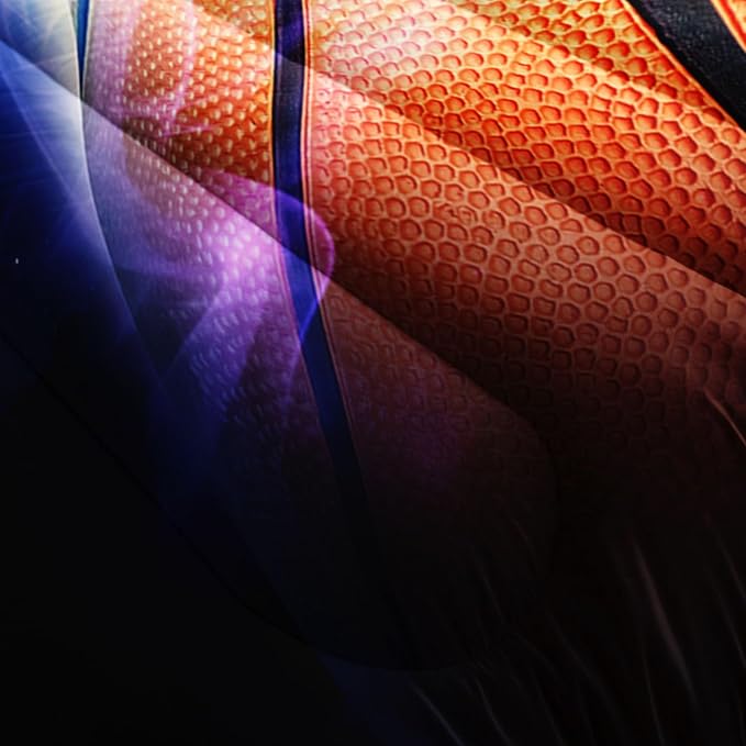 Datura home Kids Comforter Set Basketball Printed Pattern Bedding Set with 1 Comforter and 2 Pillowcases for Girls Boys Bedroom All Season(Basketball Twin) - LeafyLoom