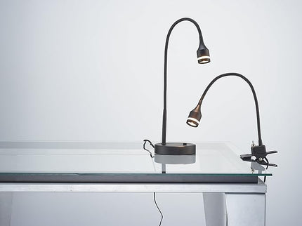 Adesso 3218-01 Prospect 11"-18" LED Desk Lamp, Black, Smart Outlet Compatible - LeafyLoom