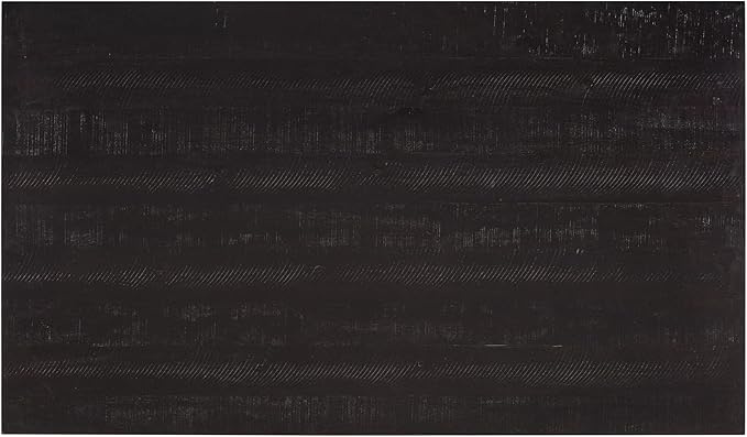 Wood Rectangular Dining Set for 6, includes 1 Table with Cross-Legged Trestle Base, 4 Upholstered High Back Chairs & 1 Bench, Farmhouse Style, Espresso, 72" L x 42" W x 30" H - LeafyLoom