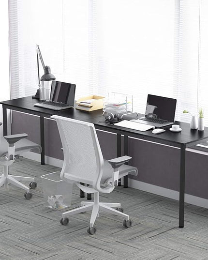 Weehom Computer Desk Home Office Writing Desk Study Laptop/Dining Table - LeafyLoom