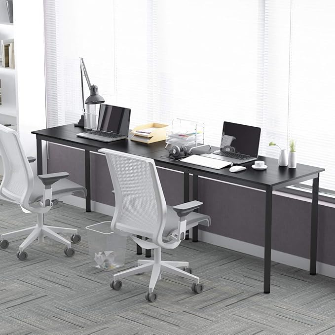 Weehom Computer Desk Home Office Writing Desk Study Laptop/Dining Table - LeafyLoom