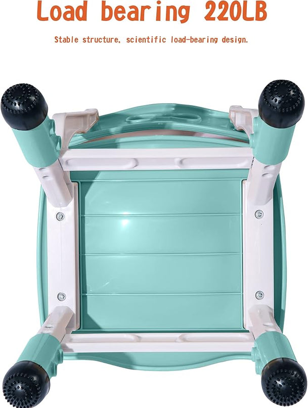 Kids' Desk Chairs Adjustable Height is Suitable for Children's Chairs Used in Families, Schools and Day-Care Between 2-10 Years Old The Max Bearing Capacity is 220LB(5PCS-Blue) - LeafyLoom