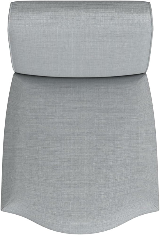 HomePop Classic Parsons Dining Chairs, Light Gray Woven(Set of 2) - LeafyLoom