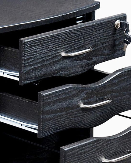 Techni Mobili Rolling Storage and File Cabinet, Espresso - LeafyLoom