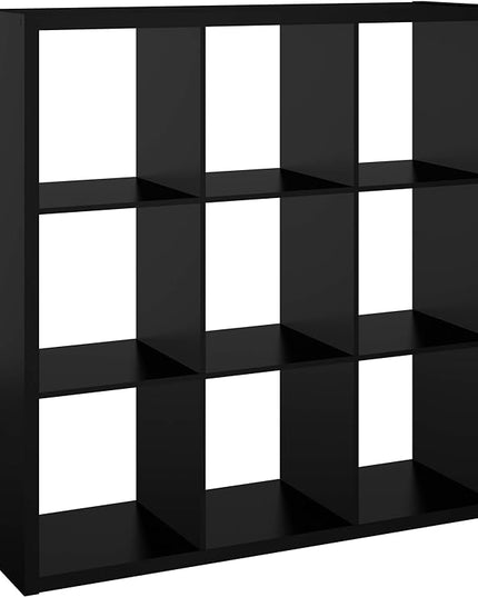 ClosetMaid 4593 Decorative Open Back 9-Cube Storage Organizer, Black - LeafyLoom