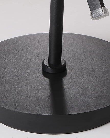 Modern Floor Lamps for Living Room Bright Lighting LED 33w 53in with Remote 3 Colors Dimmable Unique Office Corner Lamp Black Arc Spiral Floor Lamp - LeafyLoom