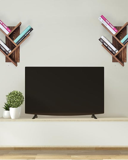 Tree Bookshelf 7-Tier | Wall Bookshelf | Book Organizer | Solid Wood Bookshelf for Kids | Floating Bookshelf Organizer - LeafyLoom