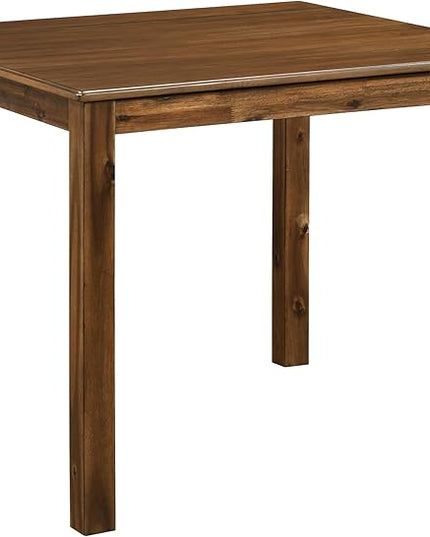 NicBex Dining Table Set for 4 Kitchen Table Set 5Pc Dining Set Table and 4 Side Chairs Set for Breakfast Nook and Small Space, Wooden Kitchen Dining Furniture, Transitional Style, Walnut - LeafyLoom
