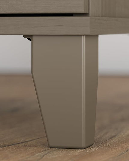 Bush Somerset Lateral File Cabinet, Ash Gray (WC81680) - LeafyLoom