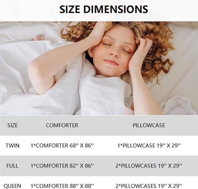 Cartoon Mushrooms Bedding Set, Girls Boys Ultra Soft Comforter Set Queen Size, Cute Plants Printed Quilt for Teens, Lovely Black Microfiber Comforter for All Season 3Pcs with Pillowcases - LeafyLoom