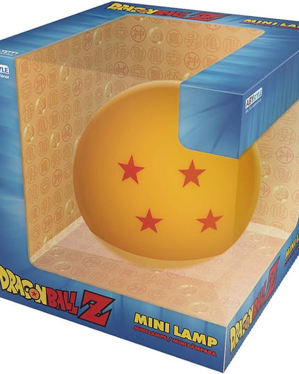 ABYSTYLE Dragon Ball Z 4 Star Replica Mini LED Desk Lamp 3.2" Soft & Warm Yellow DBZ Desktop Light. Great for Anime Manga Home Room Office Decor Gifts - LeafyLoom