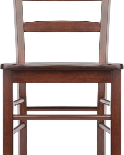 Winsome Wood Benjamin Seating, Foot Rest, Walnut, FURNITURE - LeafyLoom