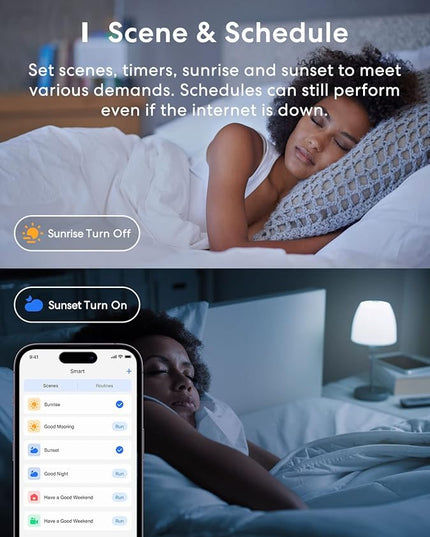 meross Smart Light Bulb, Smart WiFi LED Bulbs Compatible with Apple HomeKit, Siri, Alexa, Google Assistant and SmartThings, Dimmable E26 Multicolor 2700K-6500K RGB, 810 Lumens 60W Equivalent meross