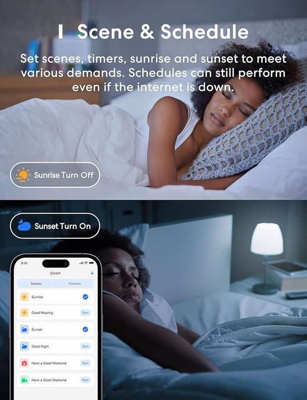 meross Smart Light Bulb, Smart WiFi LED Bulbs Compatible with Apple HomeKit, Siri, Alexa, Google Assistant and SmartThings, Dimmable E26 Multicolor 2700K-6500K RGB, 810 Lumens 60W Equivalent meross