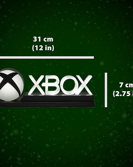 Paladone Xbox Icons Light, Dynamic and Standard Lighting Modes, Licensed Xbox Gaming Desk Accessory & Game Room Decor, Xbox Gift for Men - LeafyLoom