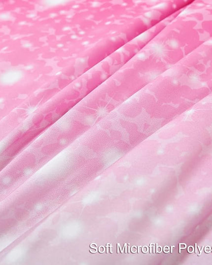 PERFEMET Rainbow Queen Comforter Set with Sheets, 6 Pieces Blue Green Bedding Sets for Girls, Tie Dye Ombre Bed Set for Bedroom Decoration, Lightweight All Season Bed in A Bag - LeafyLoom